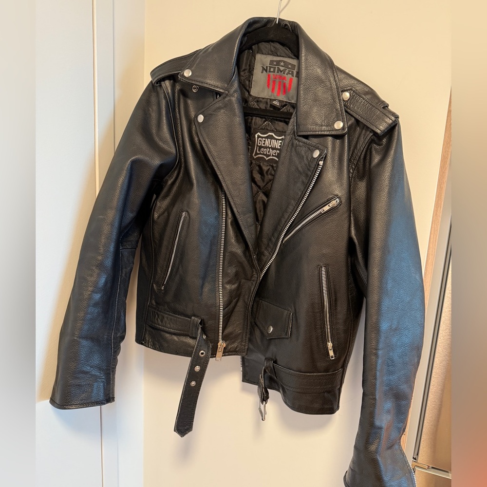 Vintage Black Leather Jacket